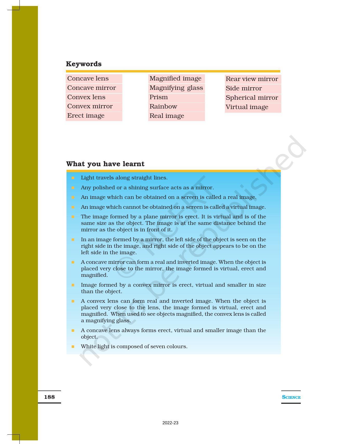 NCERT Book For Class 7 Science: Chapter 15-Light - IndCareer Schools