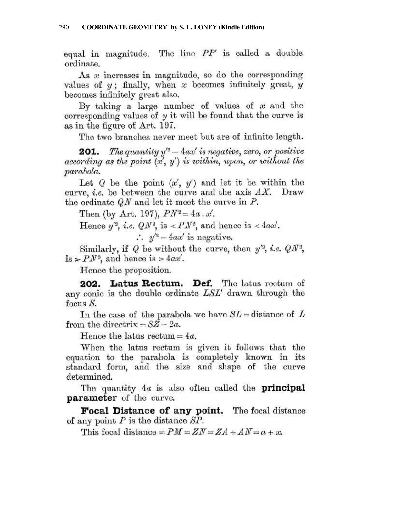 Chapter 10: The Parabola - SL Loney Solutions: The Elements of Coordinate Geometry - Page 4