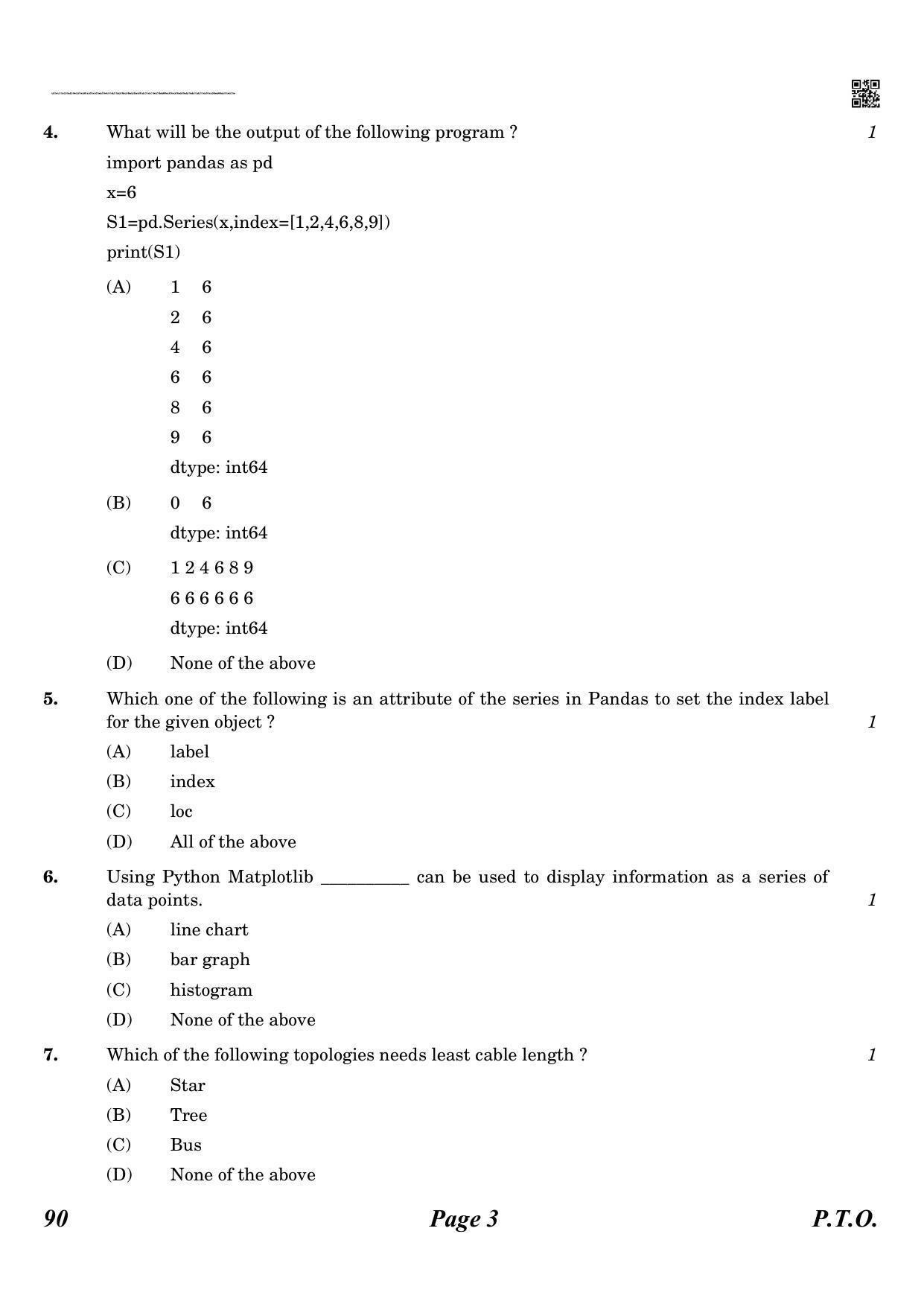 CBSE Class 12 QP_065_informatic_practice_new 2021 Compartment Question ...