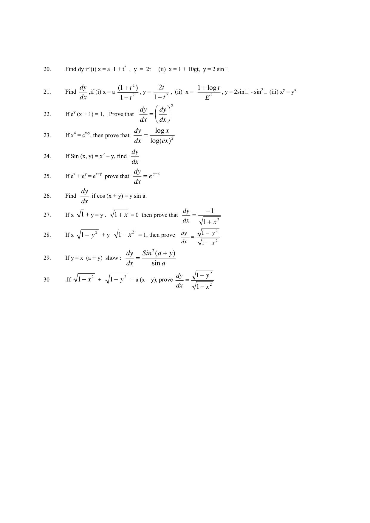 CBSE Class 12 Maths Continuity and Differentiability Assignment 02 - Page 2
