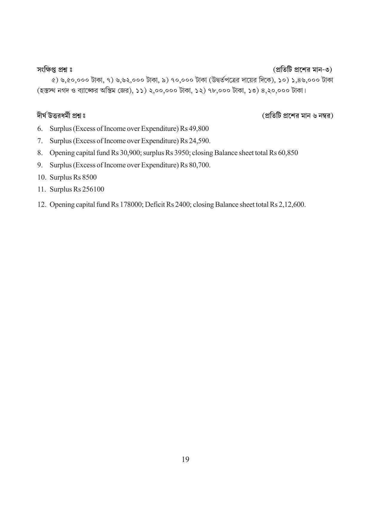 Tripura Board Class 12 Accountency Bengali Version Workbooks - Page 23