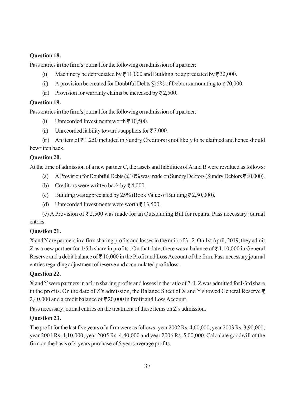 Tripura Board Class 12 Accountency Bengali Version Workbooks - Page 41