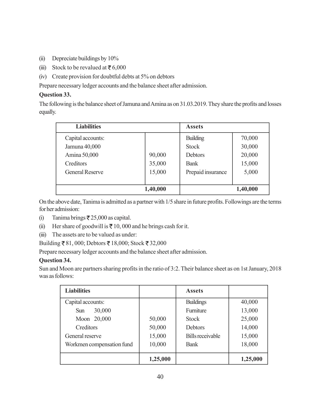 Tripura Board Class 12 Accountency Bengali Version Workbooks - Page 44