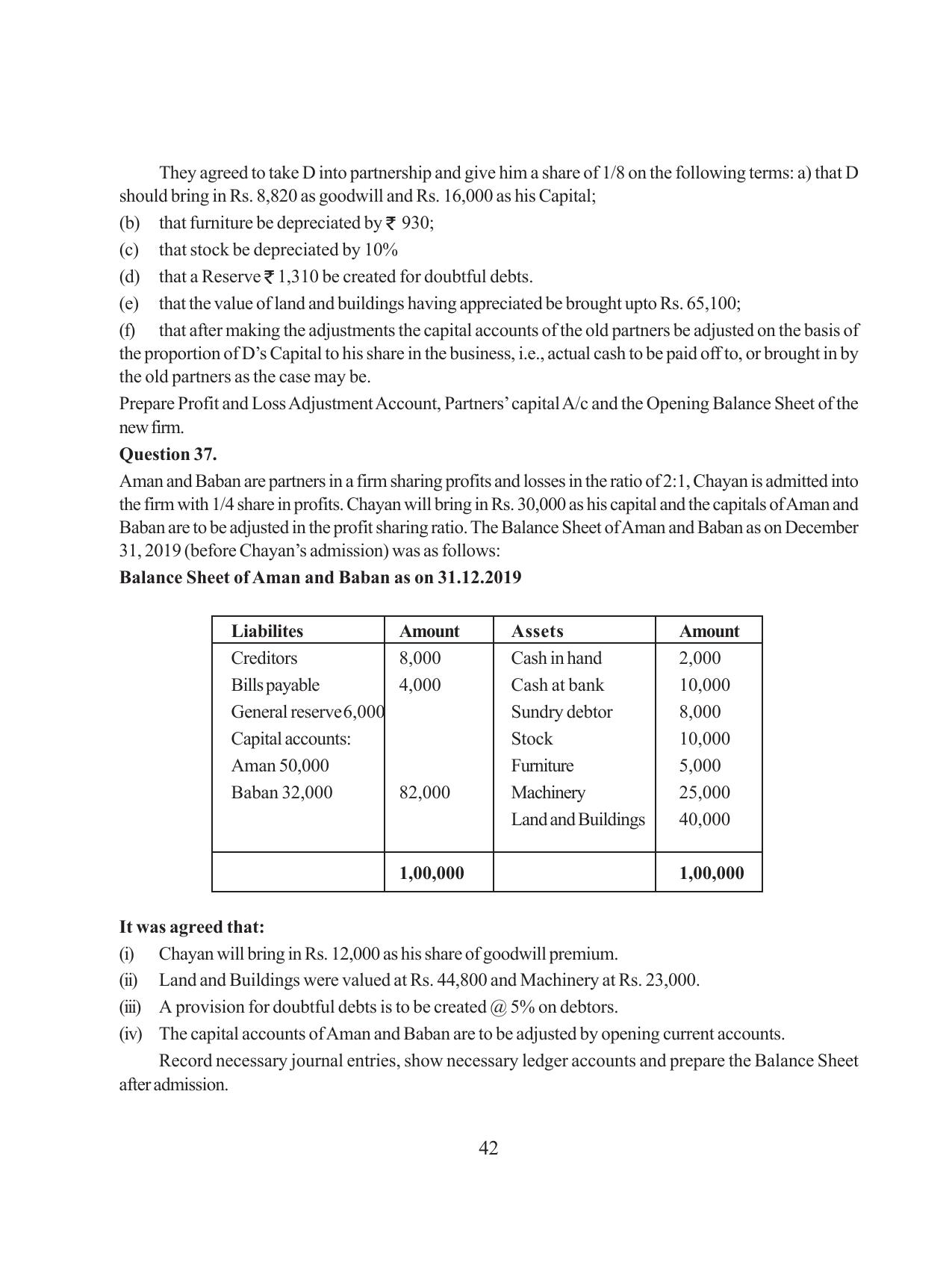 Tripura Board Class 12 Accountency Bengali Version Workbooks - Page 46