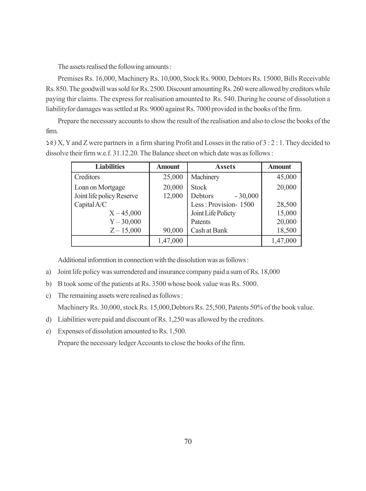 Tripura Board Class 12 Accountency Bengali Version Workbooks - Page 74