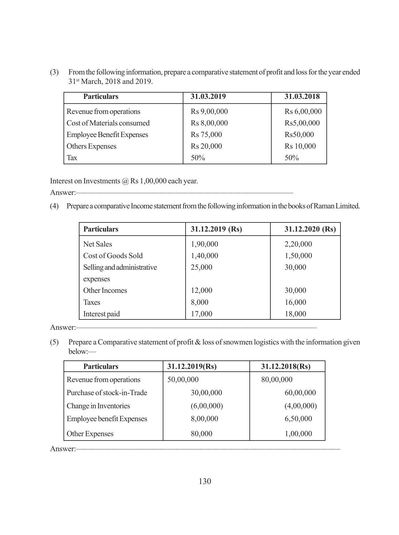 Tripura Board Class 12 Accountency Bengali Version Workbooks - Page 134