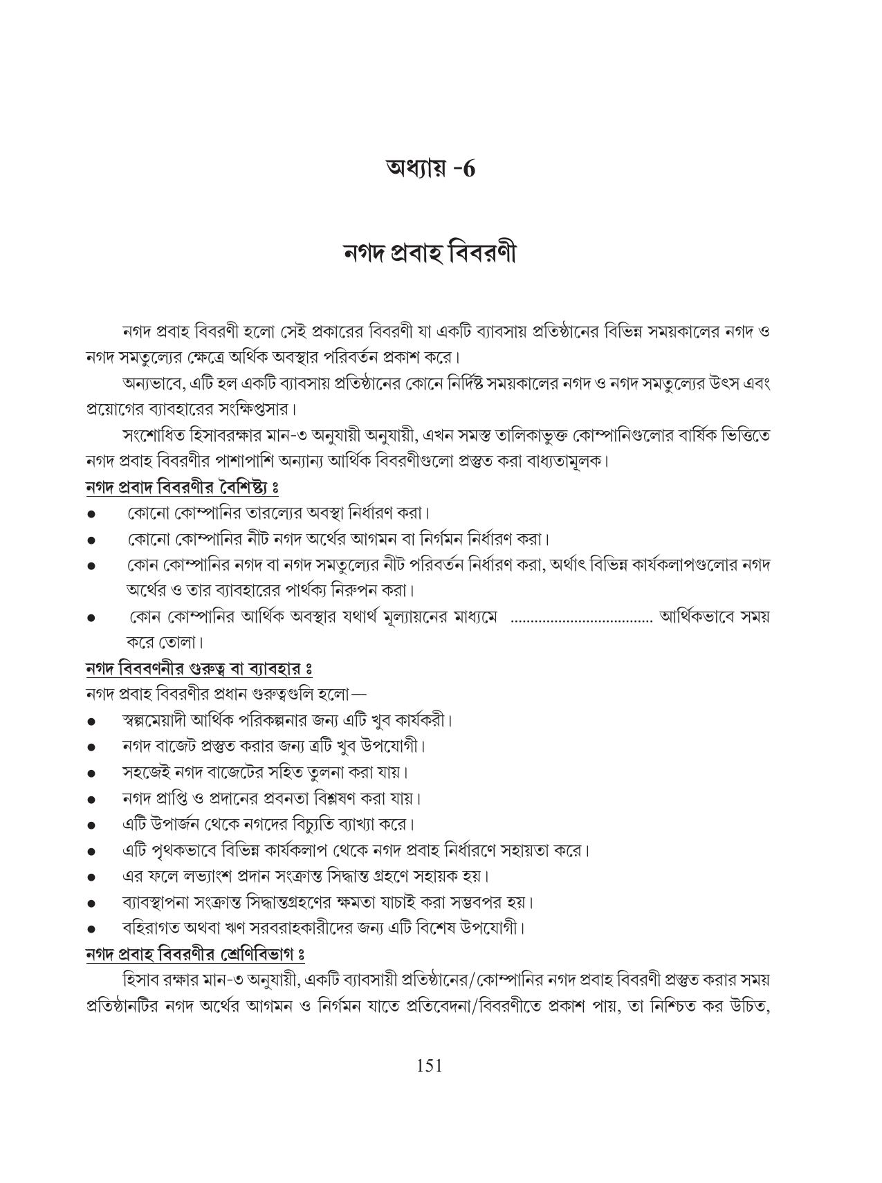 Tripura Board Class 12 Accountency Bengali Version Workbooks - Page 155