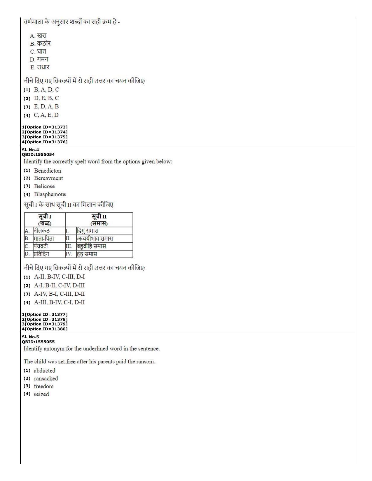 CUET (PG) 2022: PGQP-60 Pali (10-09-2022) Question Paper - Page 2