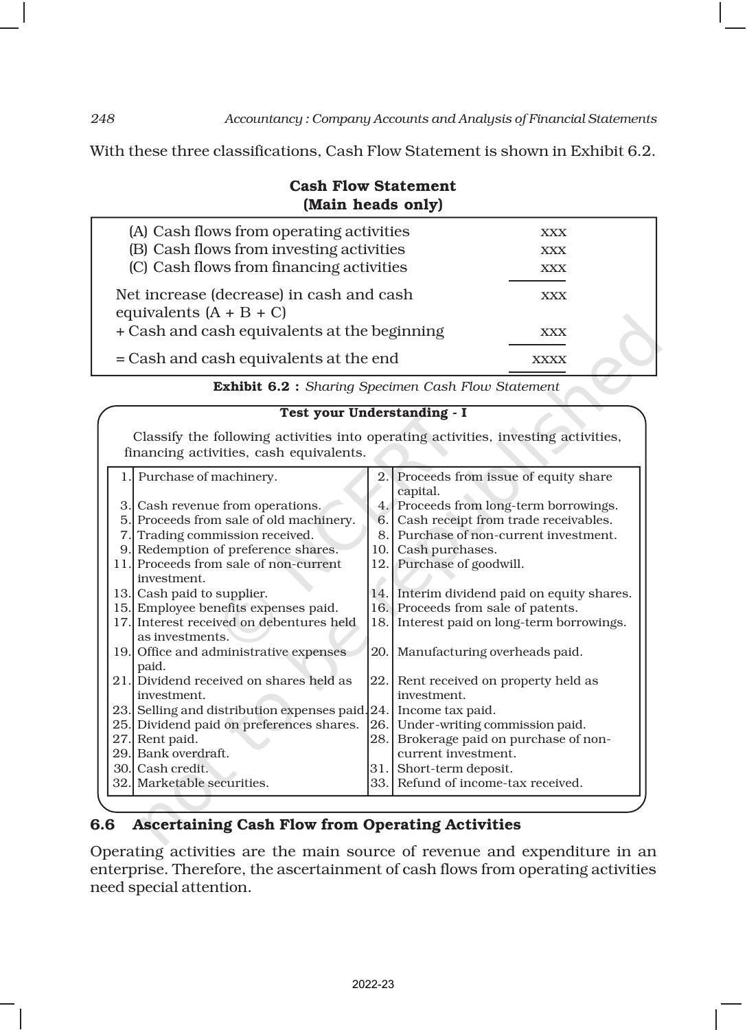 NCERT Book For Class 12 Accountancy Part II Chapter 6