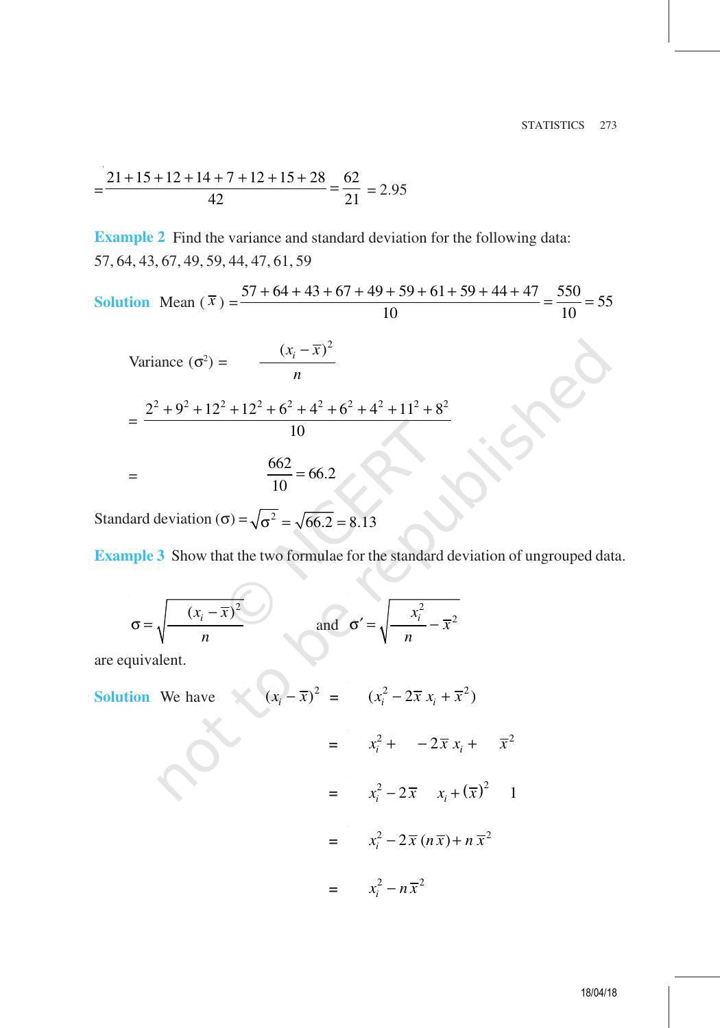 NCERT Exemplar Book for Class 11 Maths: Chapter 15 Statistics - Page 4