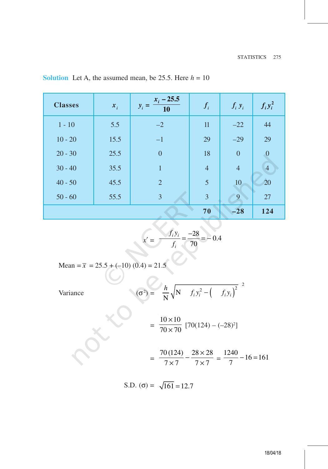 NCERT Exemplar Book for Class 11 Maths: Chapter 15 Statistics - Page 6