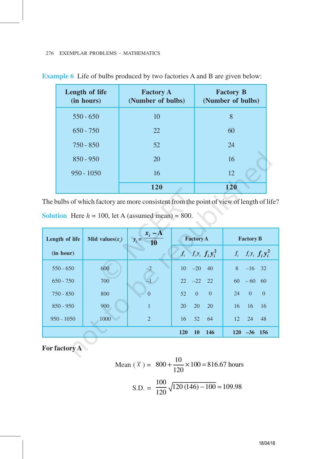 NCERT Exemplar Book for Class 11 Maths: Chapter 15 Statistics - Page 7