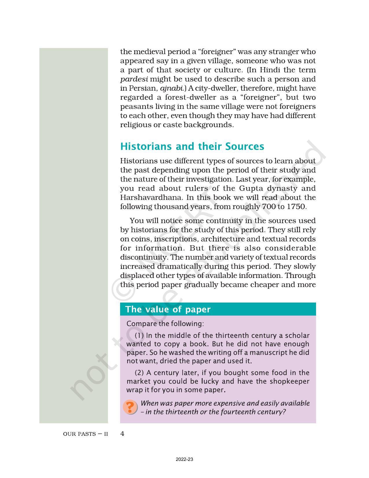 NCERT Book For Class 7 Social Science(History): Chapter 1-Tracing ...