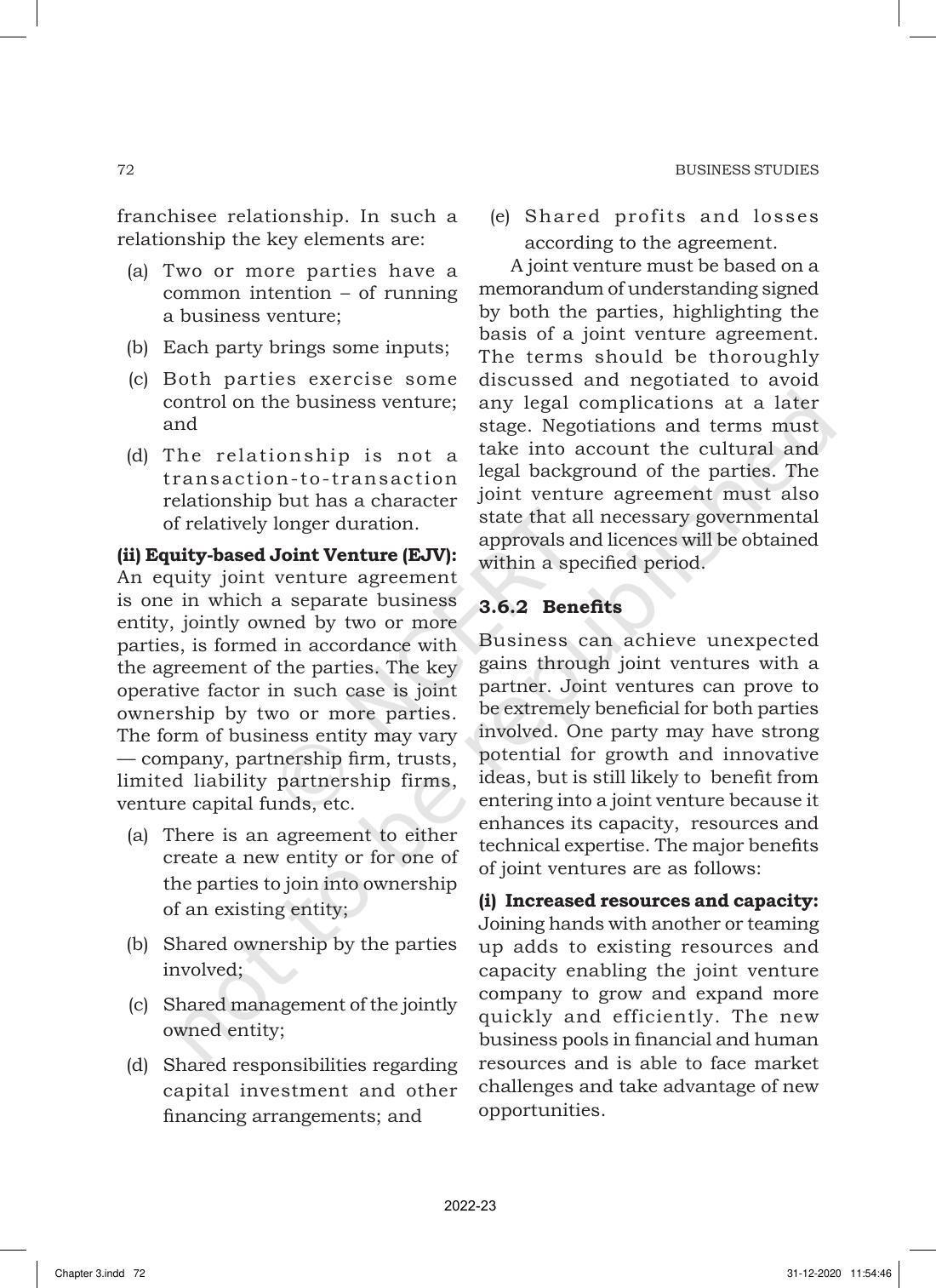 NCERT Book For Class 11 Business Studies Chapter 3 Private, Public And ...