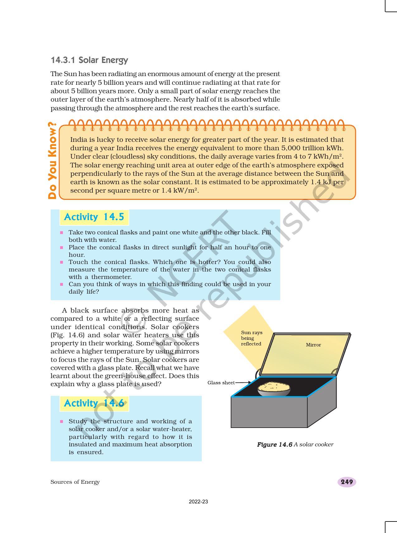 NCERT Book for Class 10 Science Chapter 14 Sources of Energy - Page 8