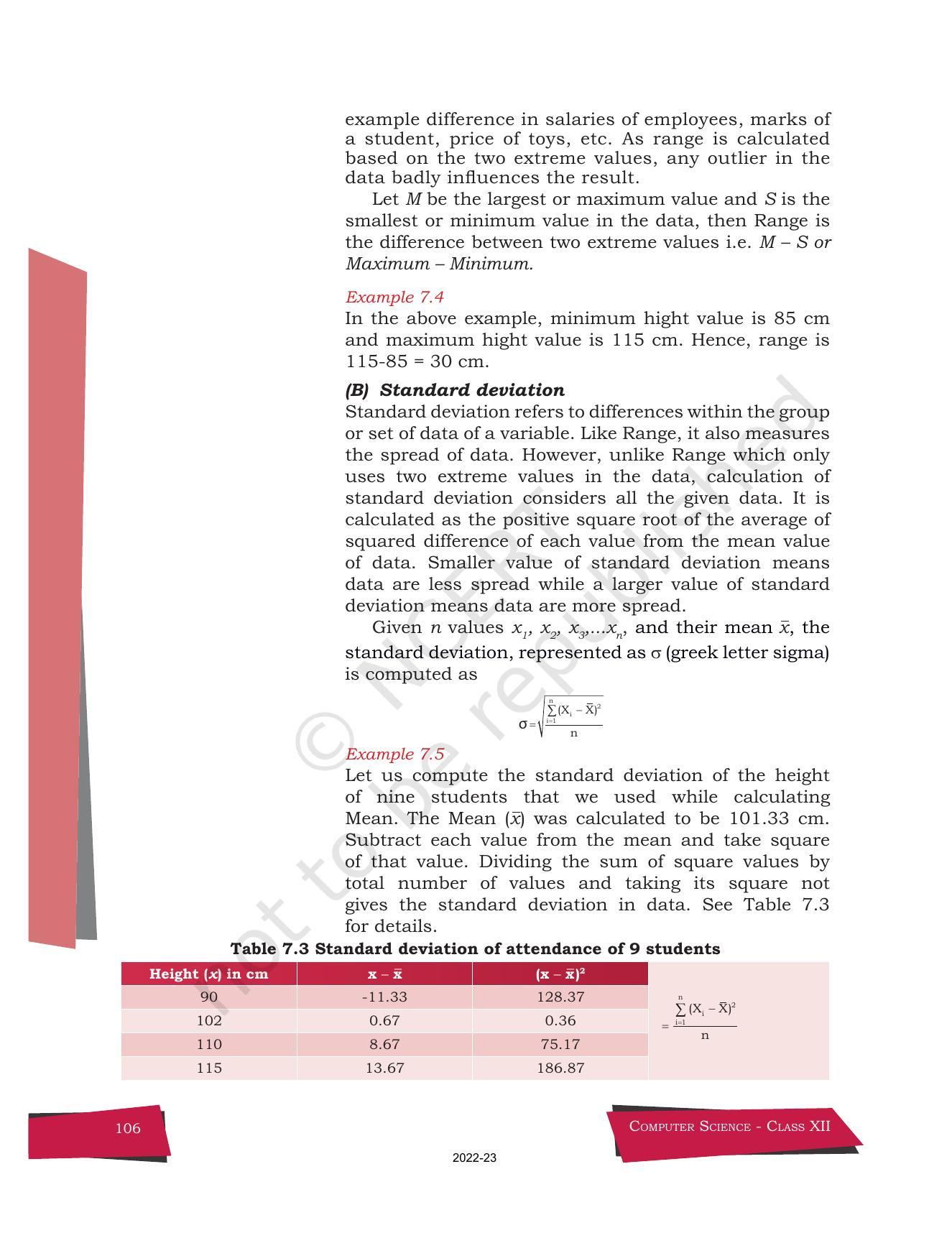 NCERT Book for Class 12 Computer Science Chapter 7 Understanding Data - Page 10