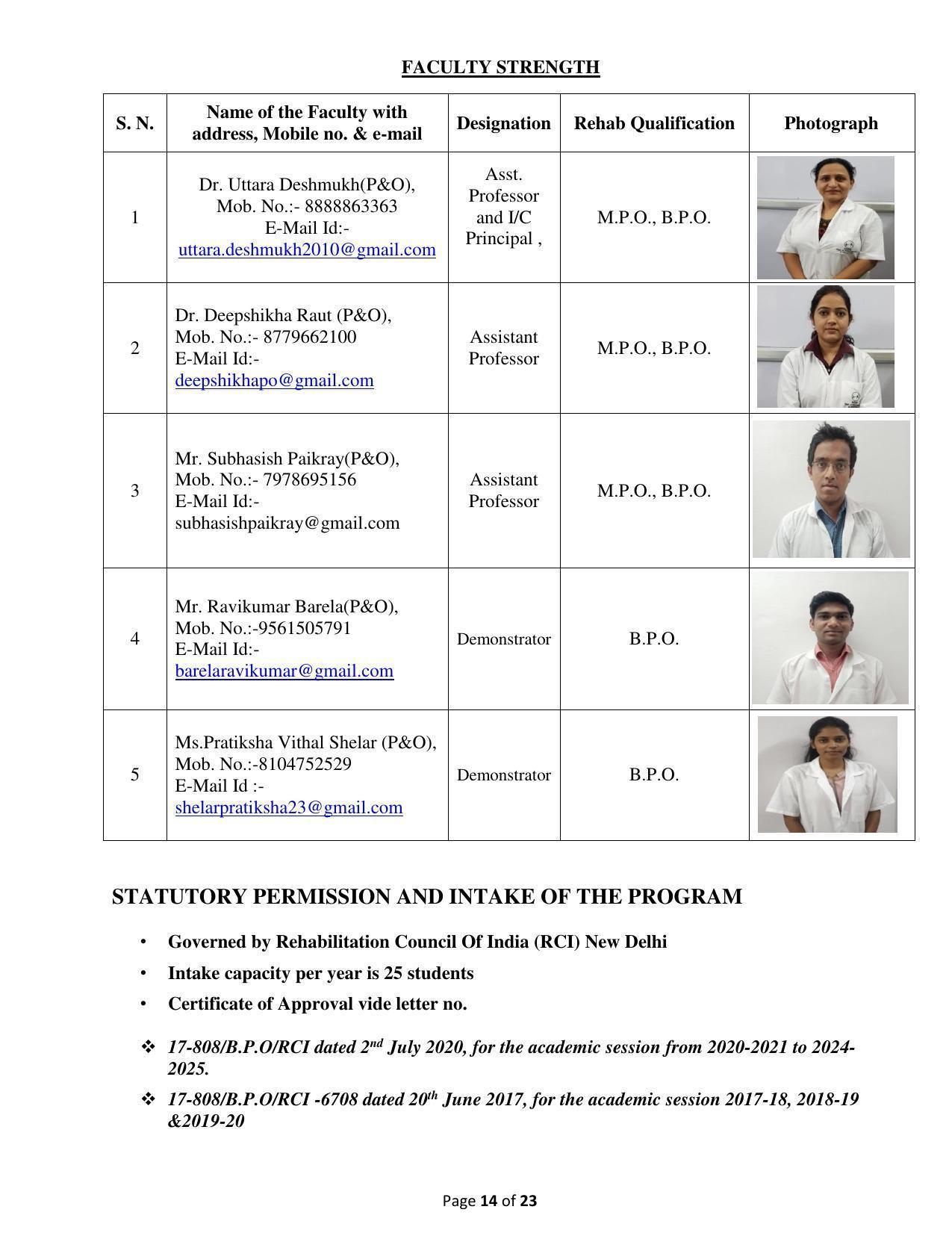 MGM University of Health Sciences, Navi Mumbai Information Brochure 2021 – 2022 - Page 15