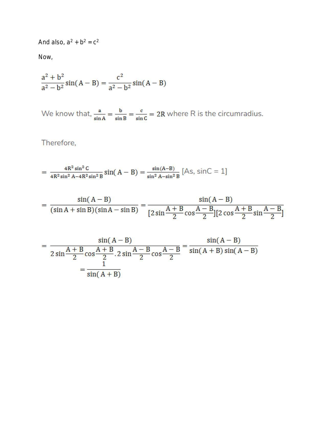 Chapter 18: Solutions of Triangles: RS Aggarwal Class 11 Solutions  - Page 19