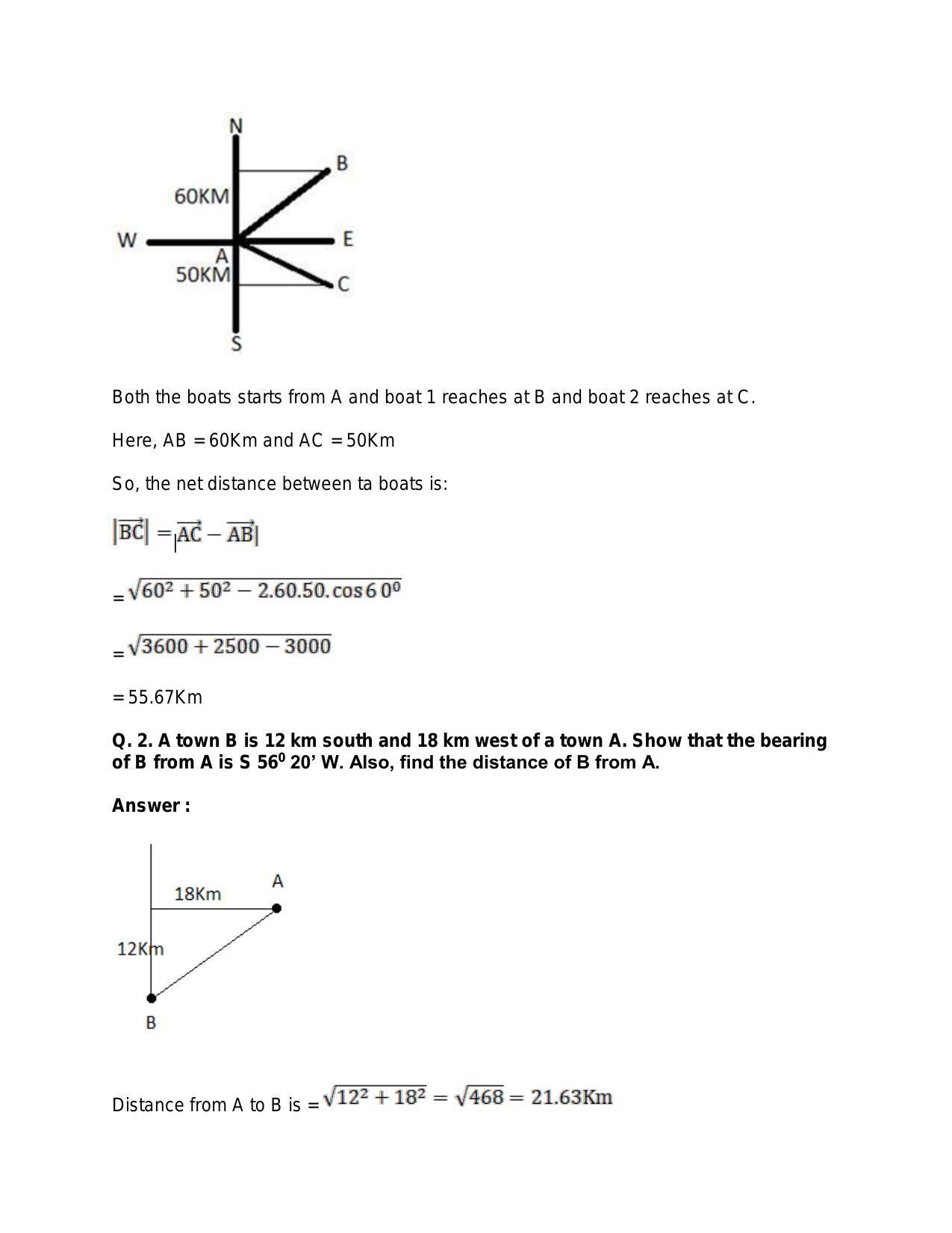 Chapter 18: Solutions of Triangles: RS Aggarwal Class 11 Solutions  - Page 24