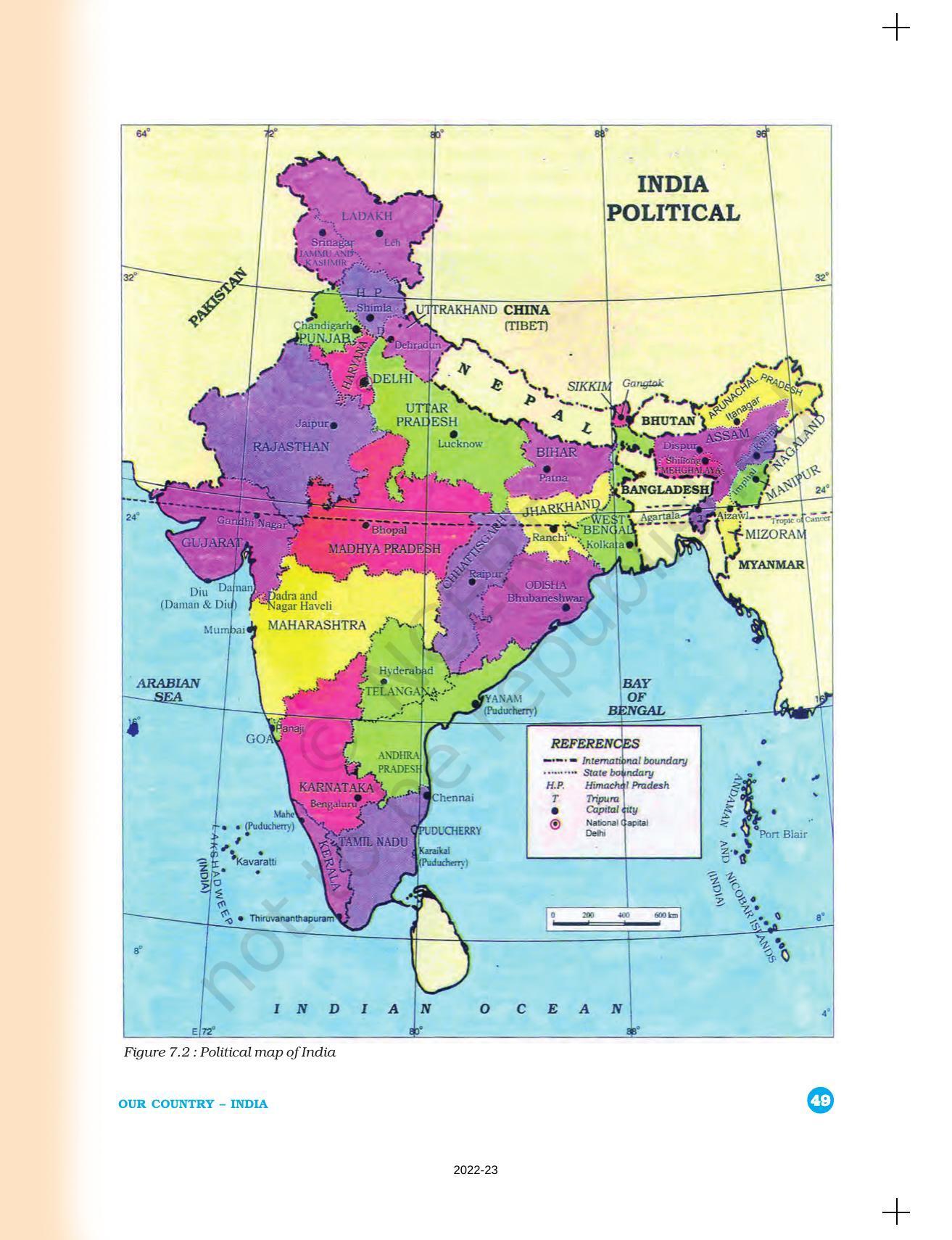 NCERT Book For Class 6 Social Science(Geography) : Chapter 7-Our ...