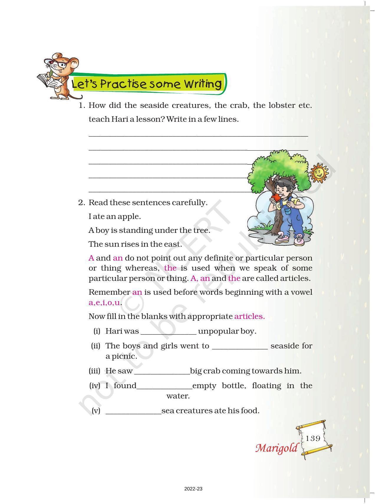 NCERT Book For Class 5 English Chapter 8 Nobody’s Friend - IndCareer Docs