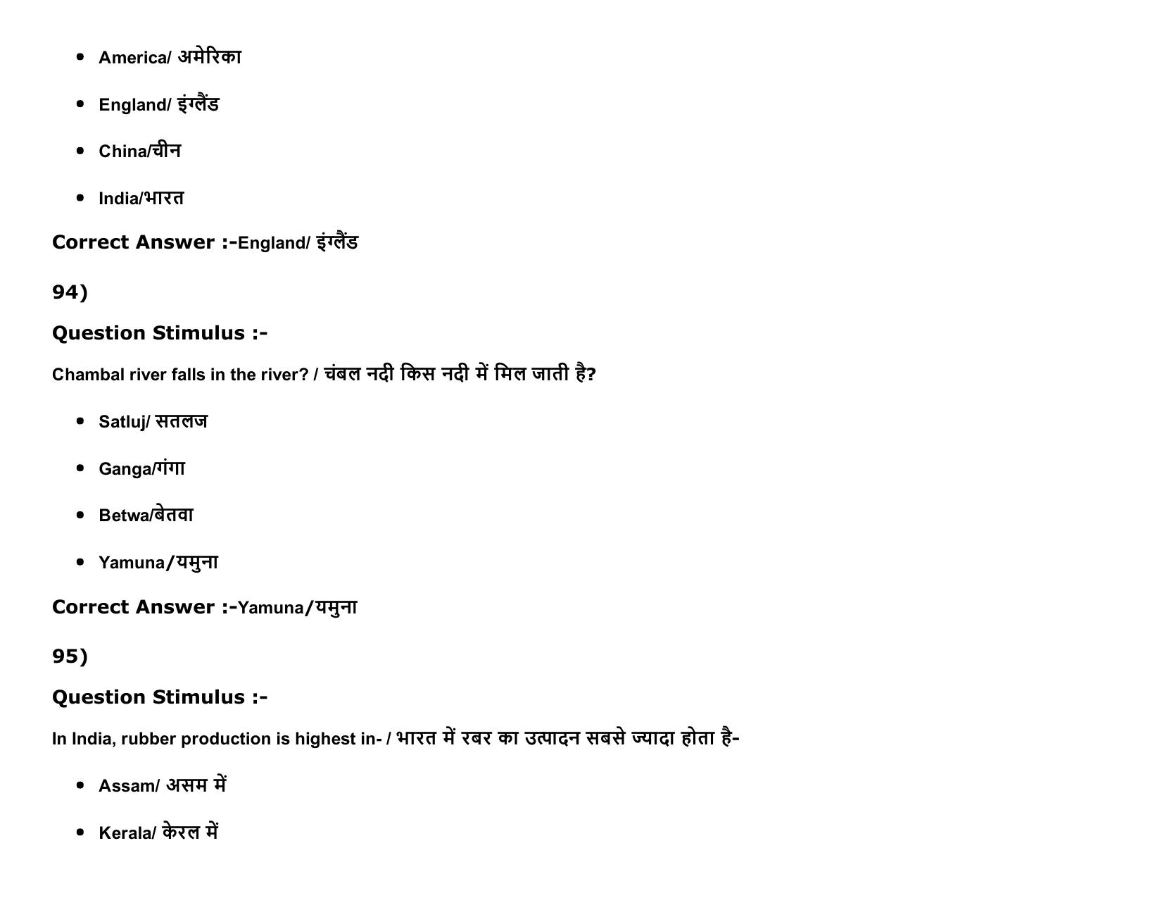 MP PAT Physics, Chemistry , Agriculture (Exam. Date 16/05/2016 Time 02:00 PM to 05:00 PM) Slot2 Question Paper - Page 92