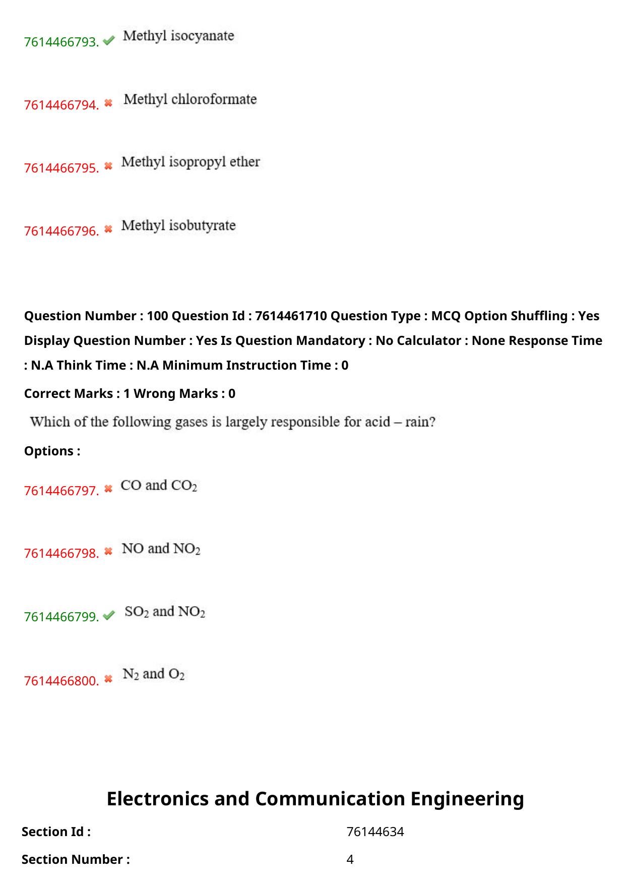 TS ECET 2024: ECE - ELECTRONICS AND COMMUNICATION ENGINEERING Master Question Paper With Preliminary Key - Page 62