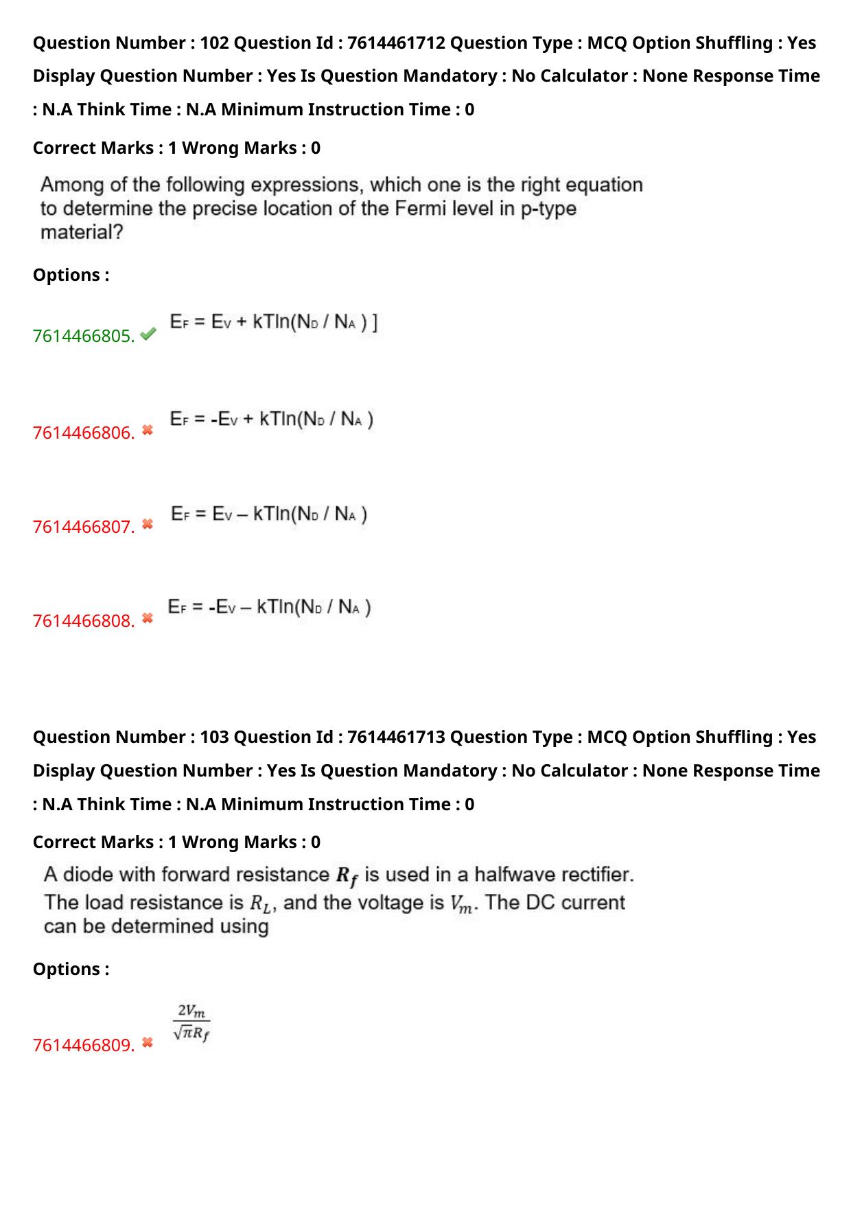 TS ECET 2024: ECE - ELECTRONICS AND COMMUNICATION ENGINEERING Master Question Paper With Preliminary Key - Page 64