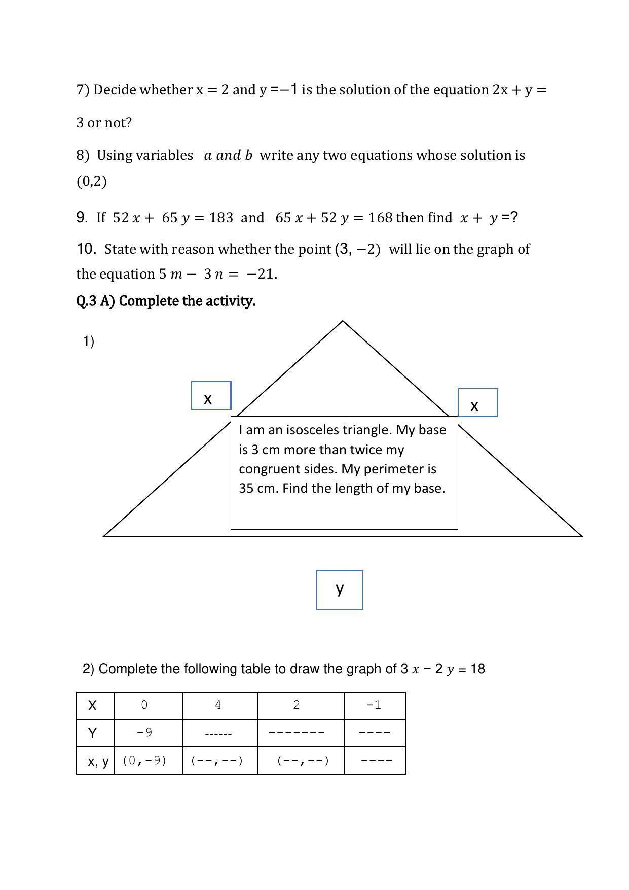 Maharashtra Board Class 10 Mathematics Part I Sample Papers - Page 6