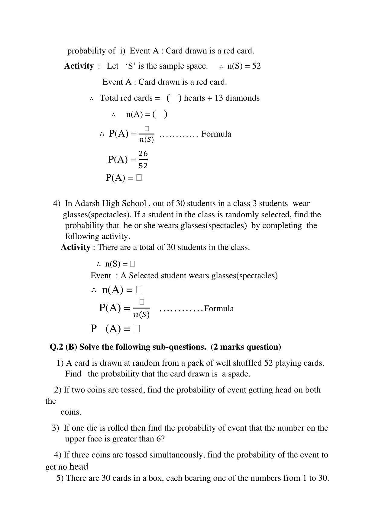 Maharashtra Board Class 10 Mathematics Part I Sample Papers - Page 28