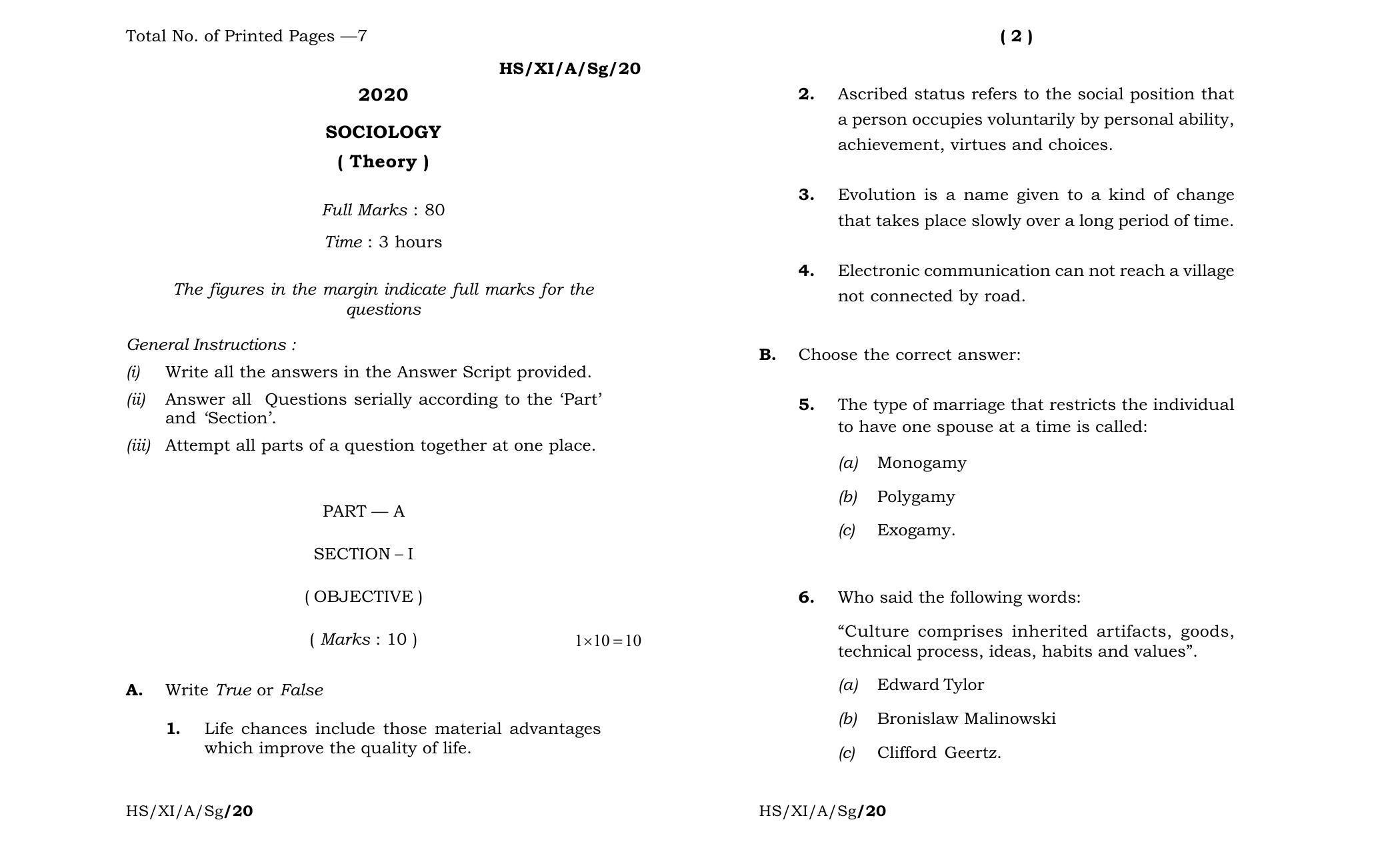 meghalaya-board-mbose-class-11-sociology-2020-question-paper