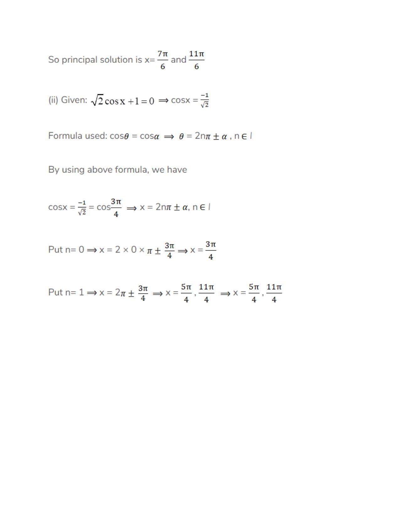 Chapter 17: Trigonometric Equations: RS Aggarwal Class 11 Solutions  - Page 10