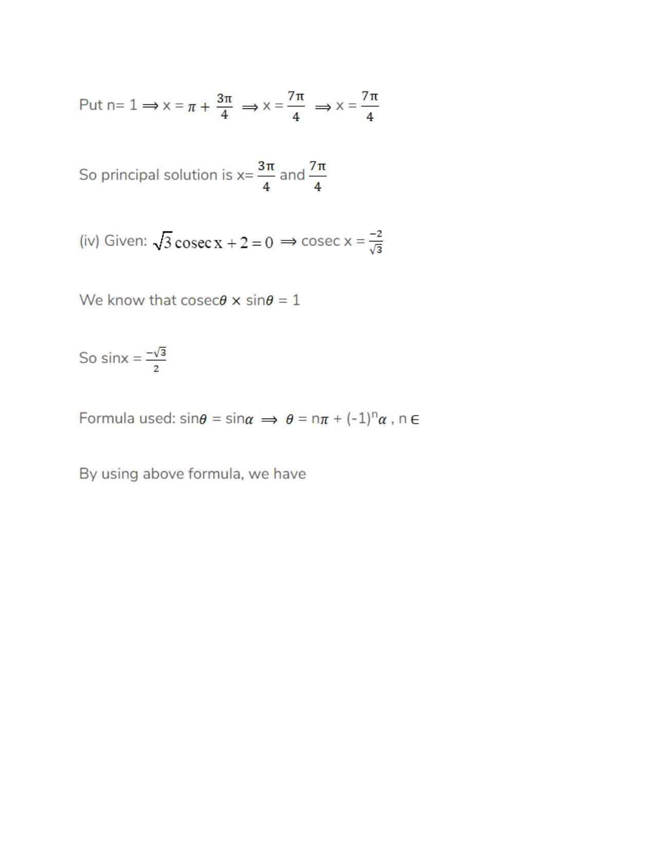 Chapter 17: Trigonometric Equations: RS Aggarwal Class 11 Solutions  - Page 12