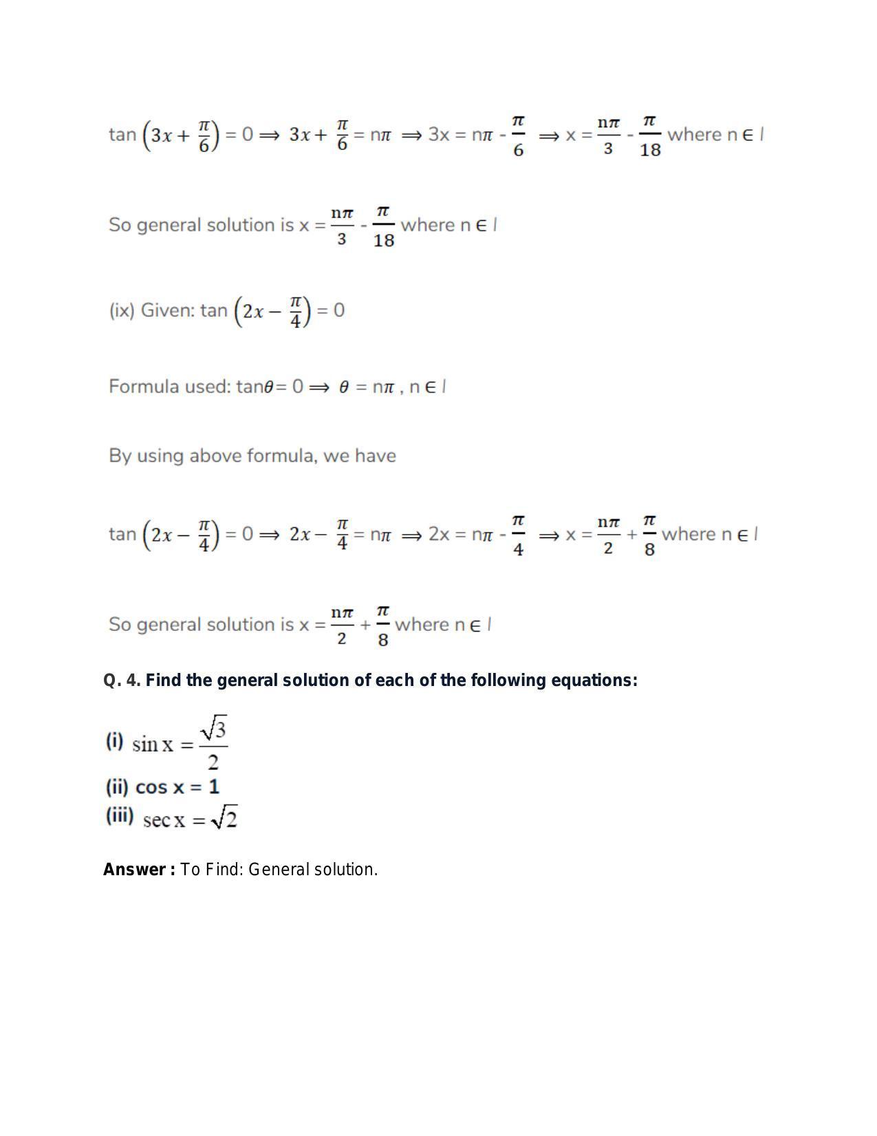 Chapter 17: Trigonometric Equations: RS Aggarwal Class 11 Solutions  - Page 22