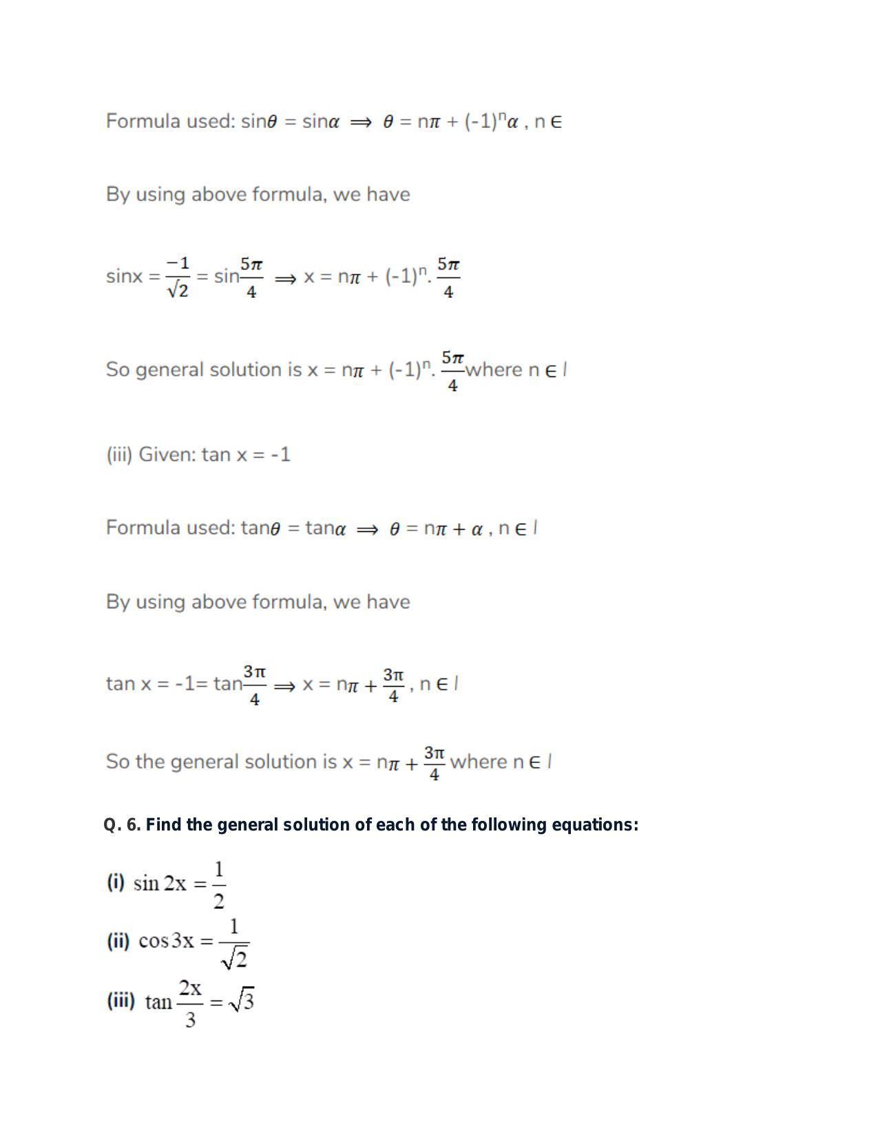 Chapter 17: Trigonometric Equations: RS Aggarwal Class 11 Solutions  - Page 26