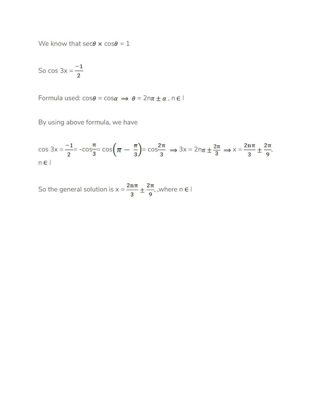 Chapter 17: Trigonometric Equations: RS Aggarwal Class 11 Solutions  - Page 29