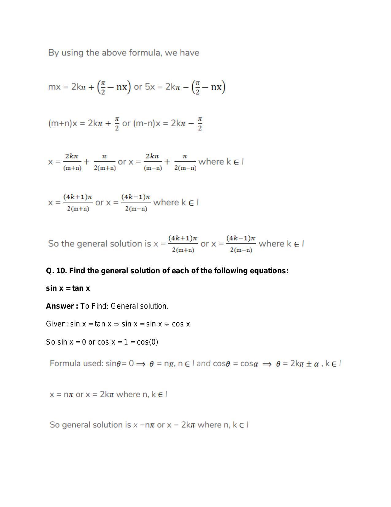 Chapter 17: Trigonometric Equations: RS Aggarwal Class 11 Solutions  - Page 36