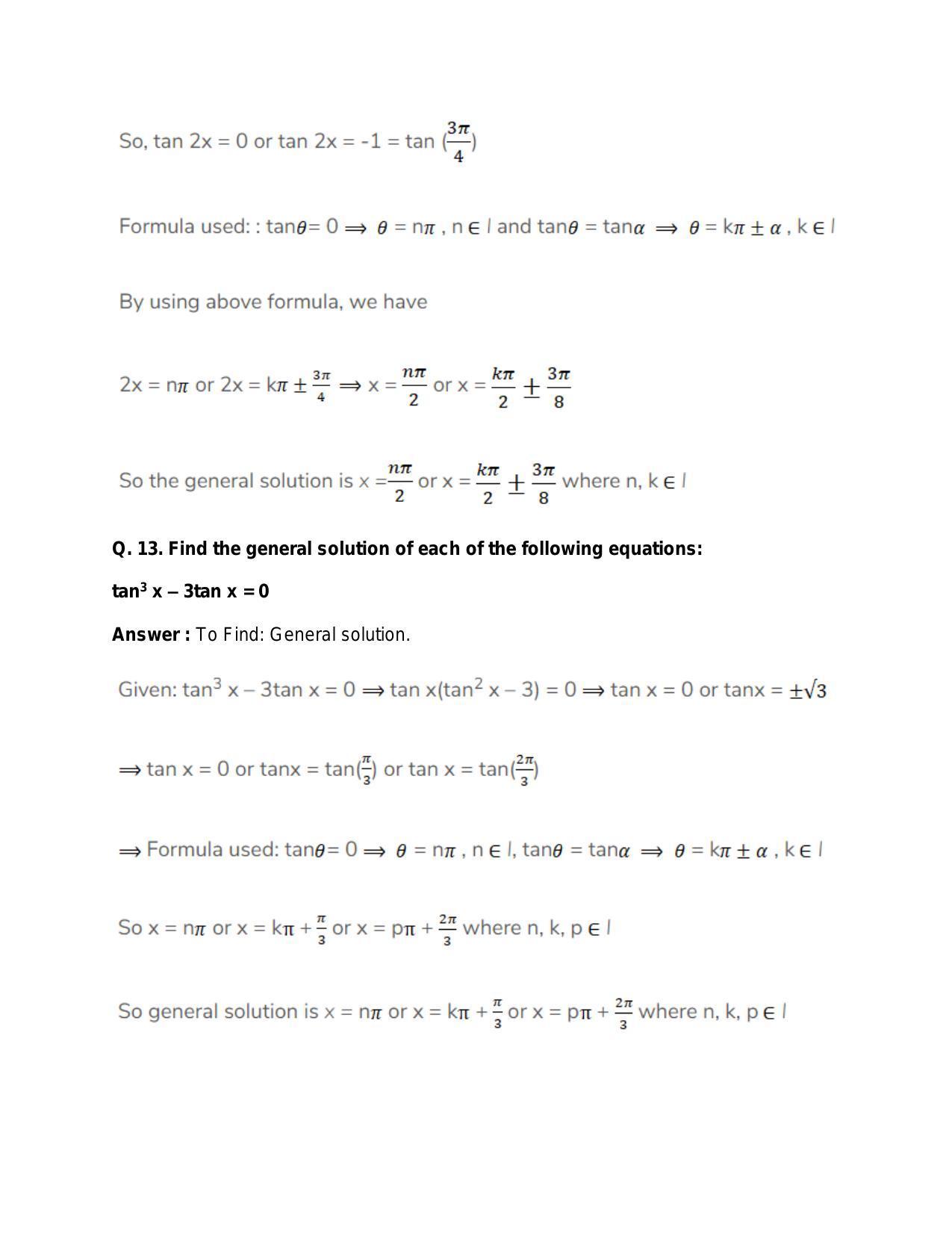Chapter 17: Trigonometric Equations: RS Aggarwal Class 11 Solutions  - Page 38