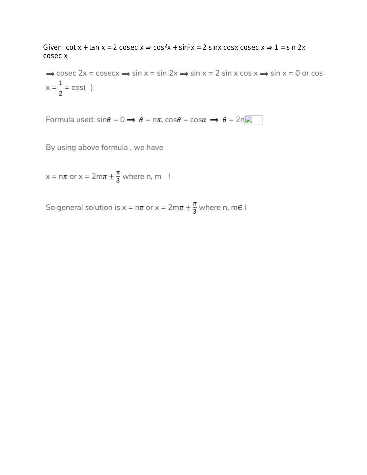 Chapter 17: Trigonometric Equations: RS Aggarwal Class 11 Solutions  - Page 44