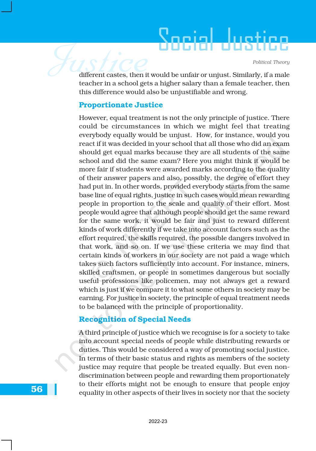 NCERT Book for Class 11 Political Science (Political Theory) Chapter 4 Social Justice - Page 4