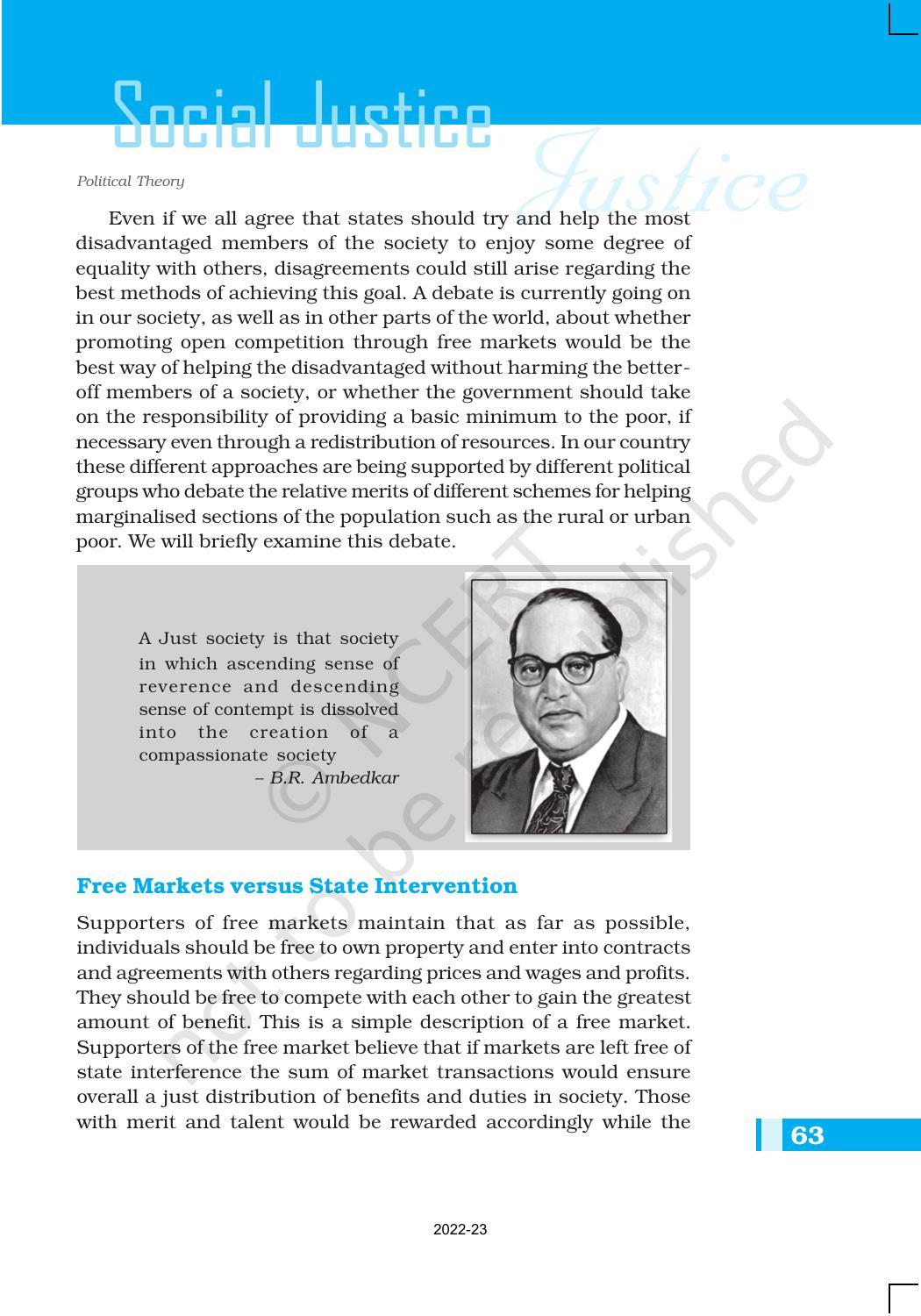 NCERT Book for Class 11 Political Science (Political Theory) Chapter 4 Social Justice - Page 11