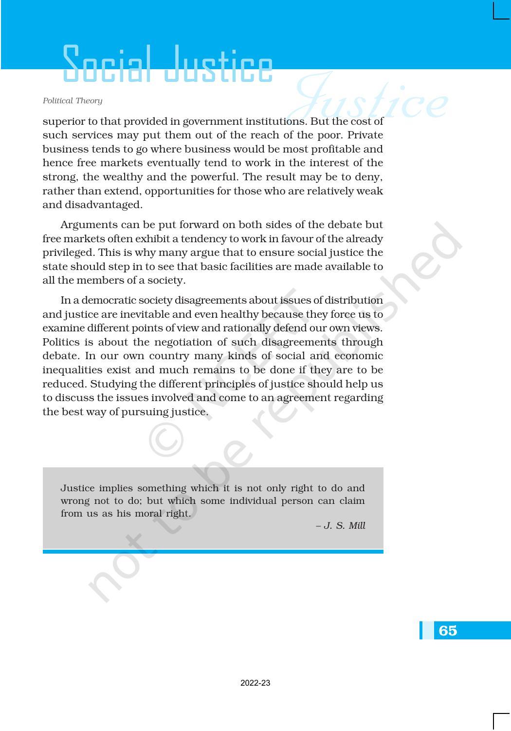 NCERT Book for Class 11 Political Science (Political Theory) Chapter 4 Social Justice - Page 13