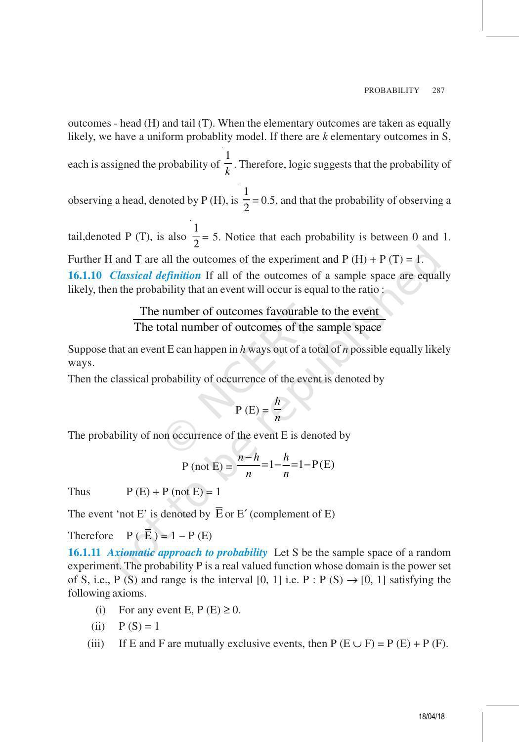 NCERT Exemplar Book for Class 11 Maths: Chapter 16 Probability - Page 4