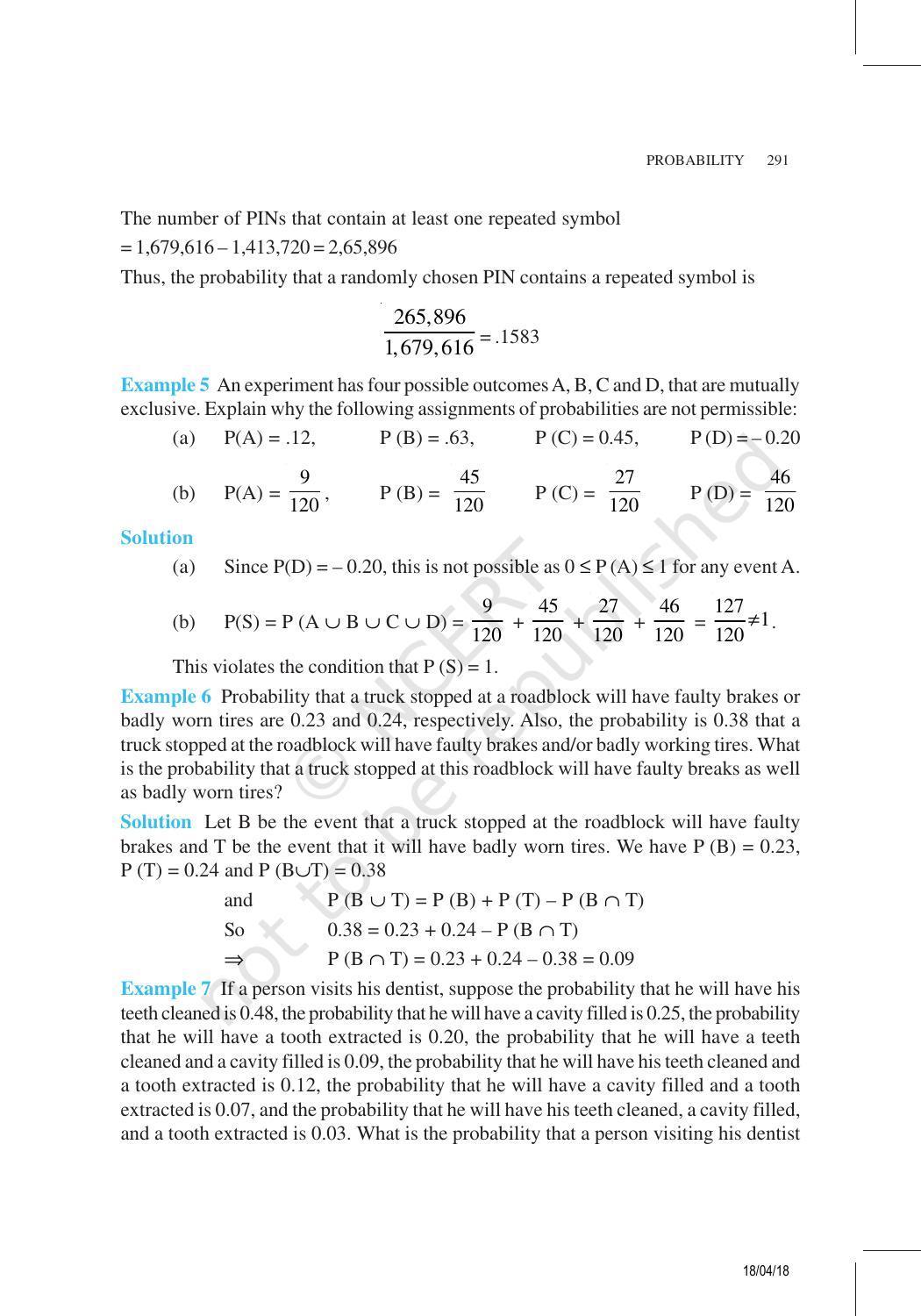 NCERT Exemplar Book for Class 11 Maths: Chapter 16 Probability - Page 8