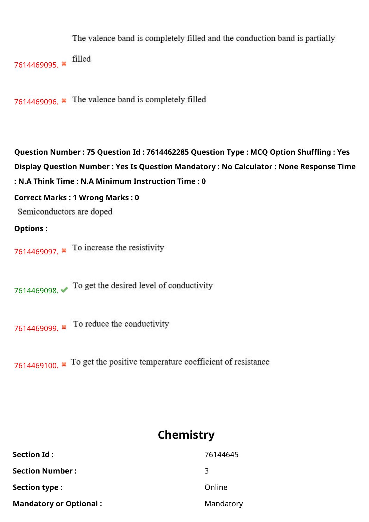 TS ECET 2024: MET – METALLURGICAL ENGINEERING Master Question Paper With Preliminary Key - Page 48