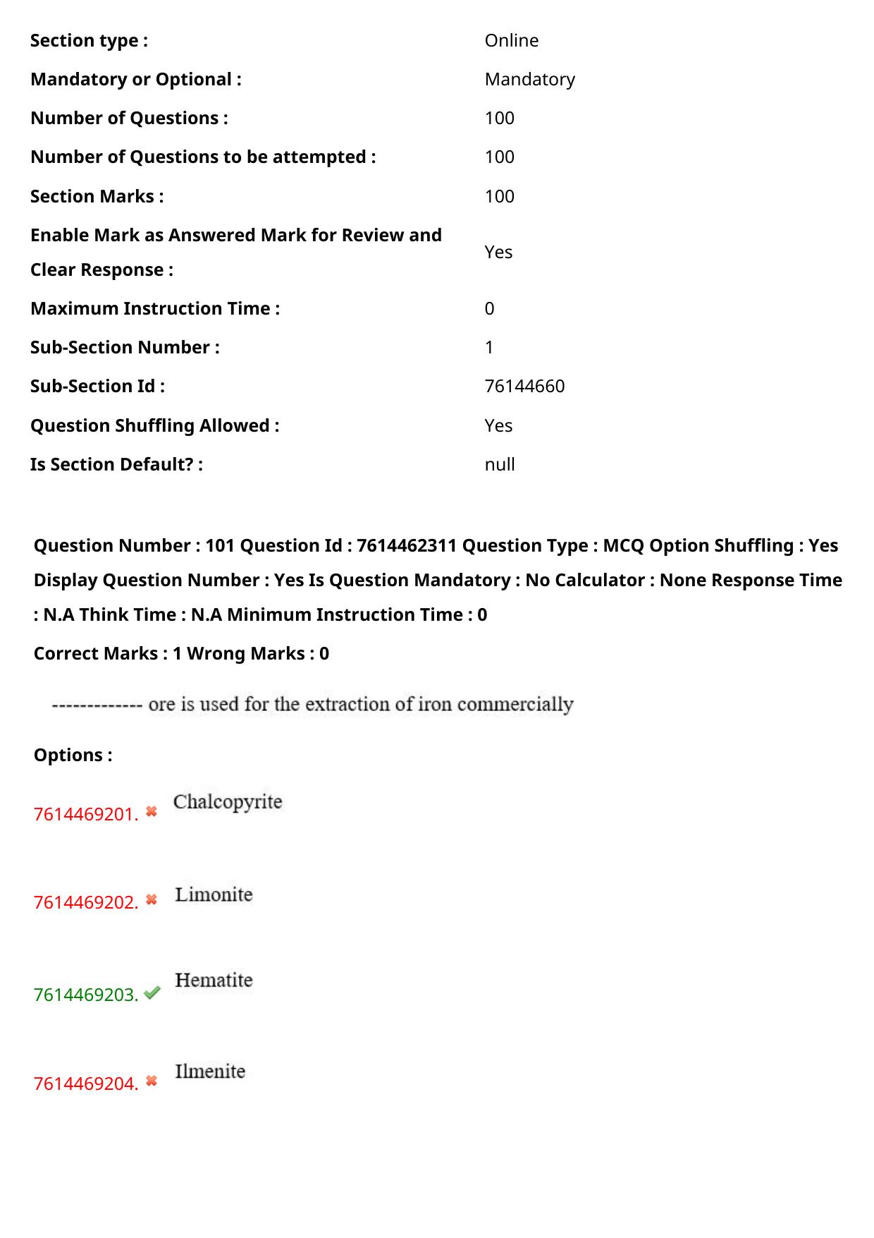 TS ECET 2024: MET – METALLURGICAL ENGINEERING Master Question Paper With Preliminary Key - Page 63