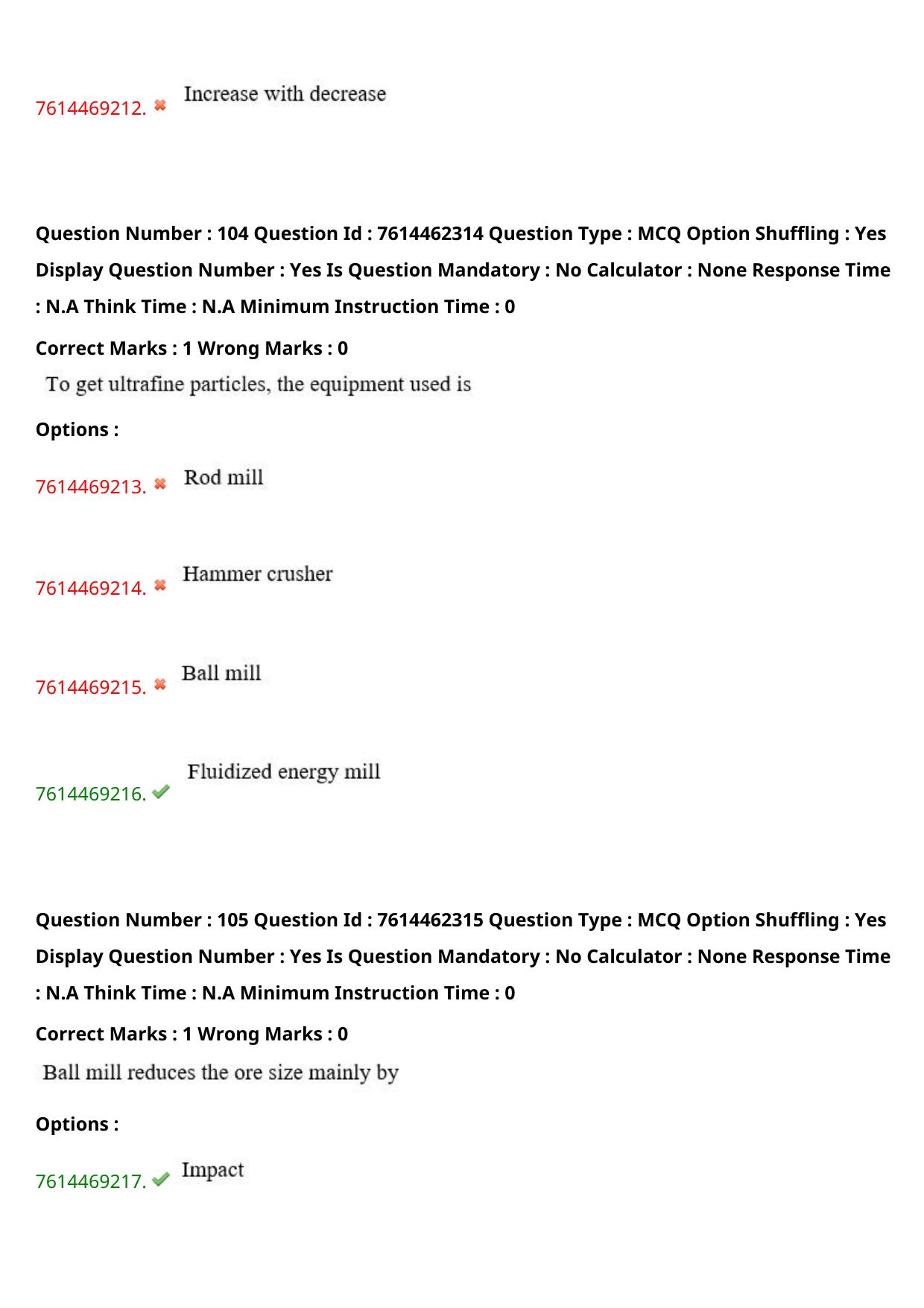 TS ECET 2024: MET – METALLURGICAL ENGINEERING Master Question Paper With Preliminary Key - Page 65