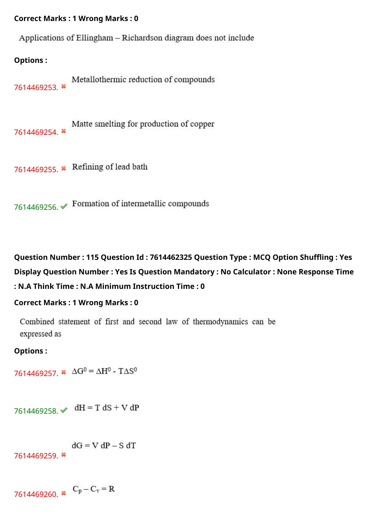 TS ECET 2024: MET – METALLURGICAL ENGINEERING Master Question Paper With Preliminary Key - Page 71