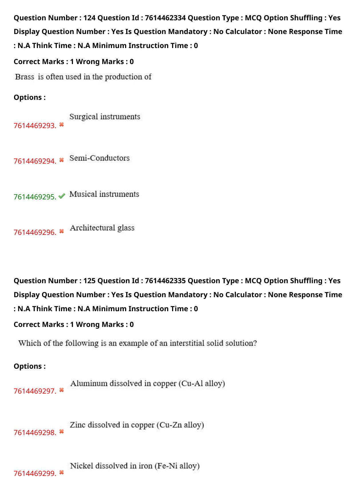 TS ECET 2024: MET – METALLURGICAL ENGINEERING Master Question Paper With Preliminary Key - Page 77