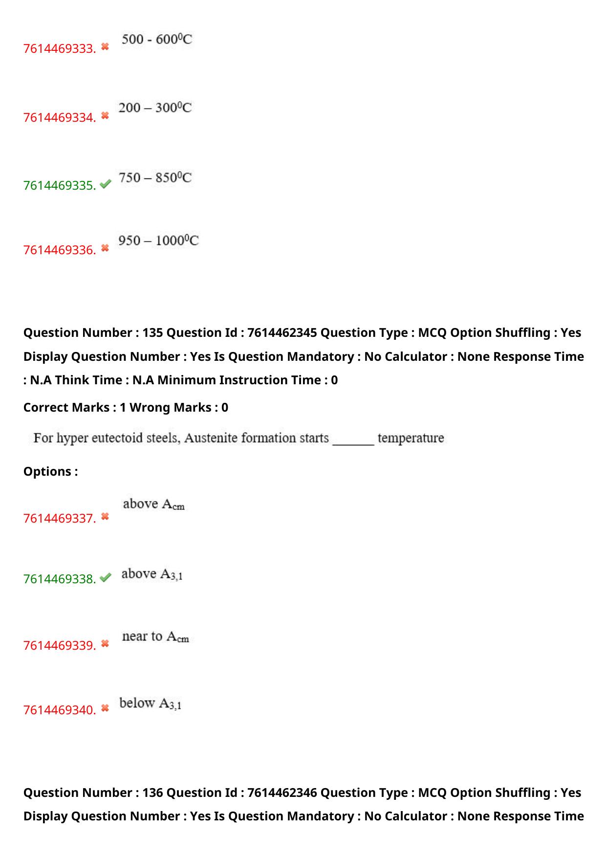 TS ECET 2024: MET – METALLURGICAL ENGINEERING Master Question Paper With Preliminary Key - Page 83